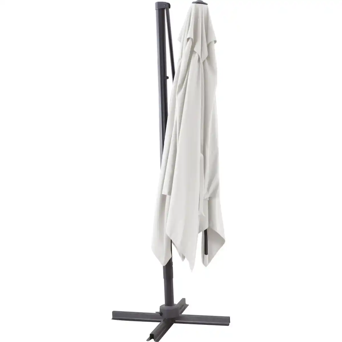 Bild 2 von Ampelschirm Aros 2,8 m x 2,8 m Quadratisch Cremeweiß mit Kurbel