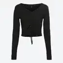 Bild 2 von Damen-Langarmshirt mit Lurex-Streifen