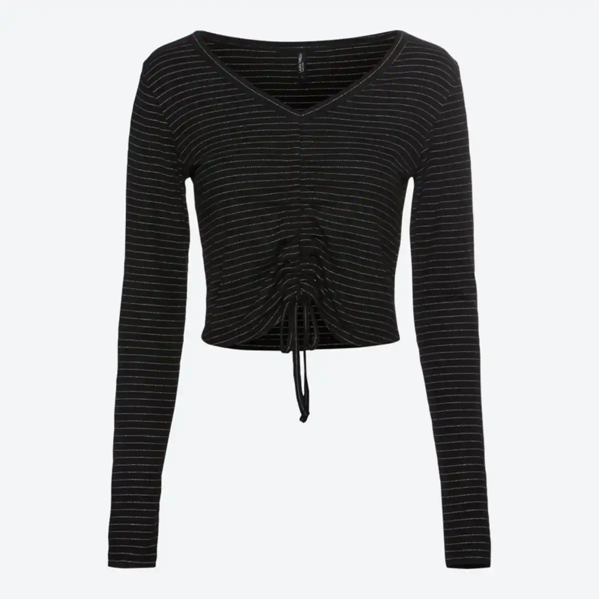 Bild 2 von Damen-Langarmshirt mit Lurex-Streifen