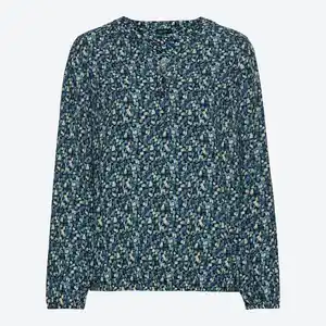 Damen-Bluse mit All-Over-Druck