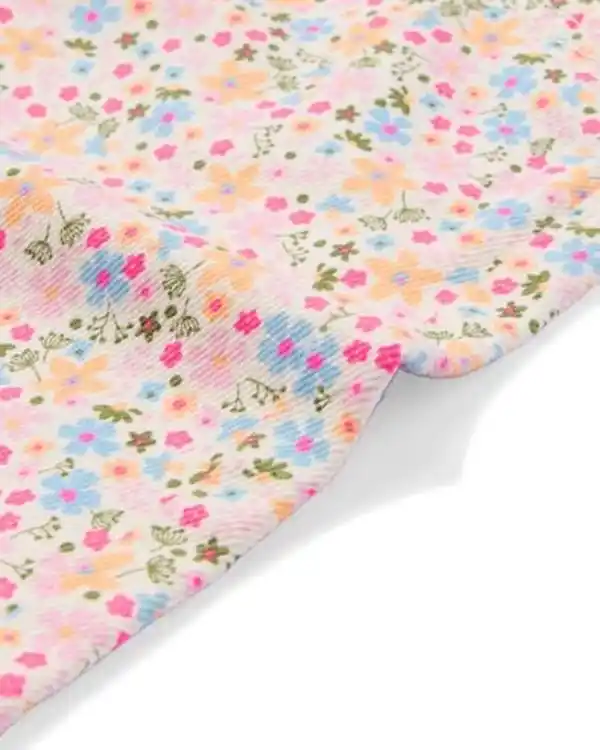 Bild 4 von Babyhose, lockere Passform, mit Blumen ecru