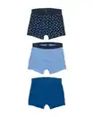 Bild 1 von Kinder-Boxershorts Grafikdesign – 3 Stück blau