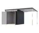 Bild 1 von Karibu Metall-Gerätehaus »Anuke 2« mit 2-m-Anbaudach
