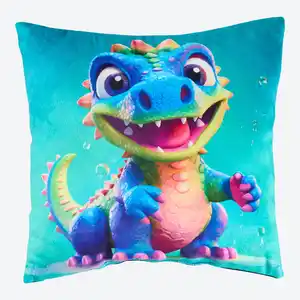 Dekokissen mit samtiger Oberfläche, ca. 30x30 cm