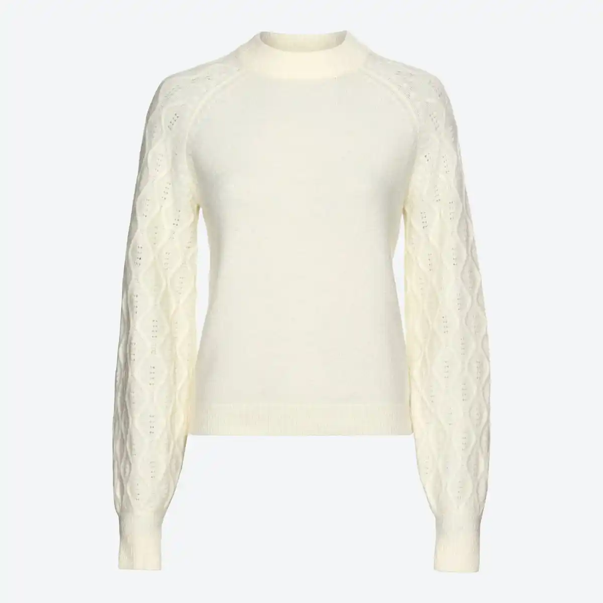 Bild 1 von Damen-Pullover mit Musterung am Ärmel