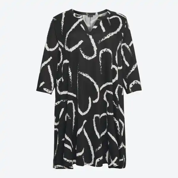 Bild 2 von Damen-Kleid mit All-Over-Print, große Größen
