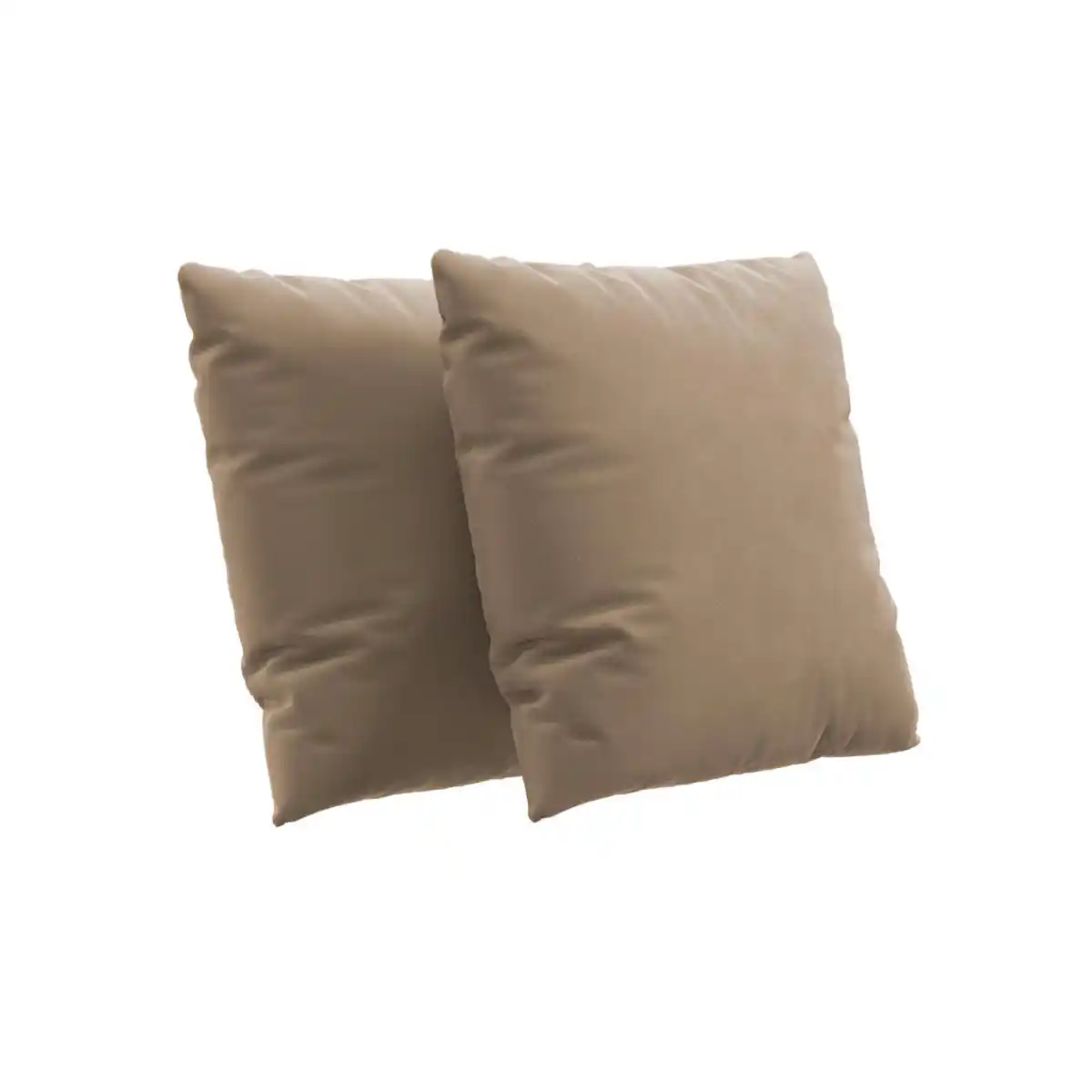 Bild 1 von Sit & More Zierkissen Fabio E, Braun, Textil, 2-teilig, Uni, Füllung: Polyester, quadratisch, 50x50 cm, Goldenes M, Oeko-Tex® Standard 100, Made in Europe, DGM-Klimapakt, pflegeleicht, formstabil,