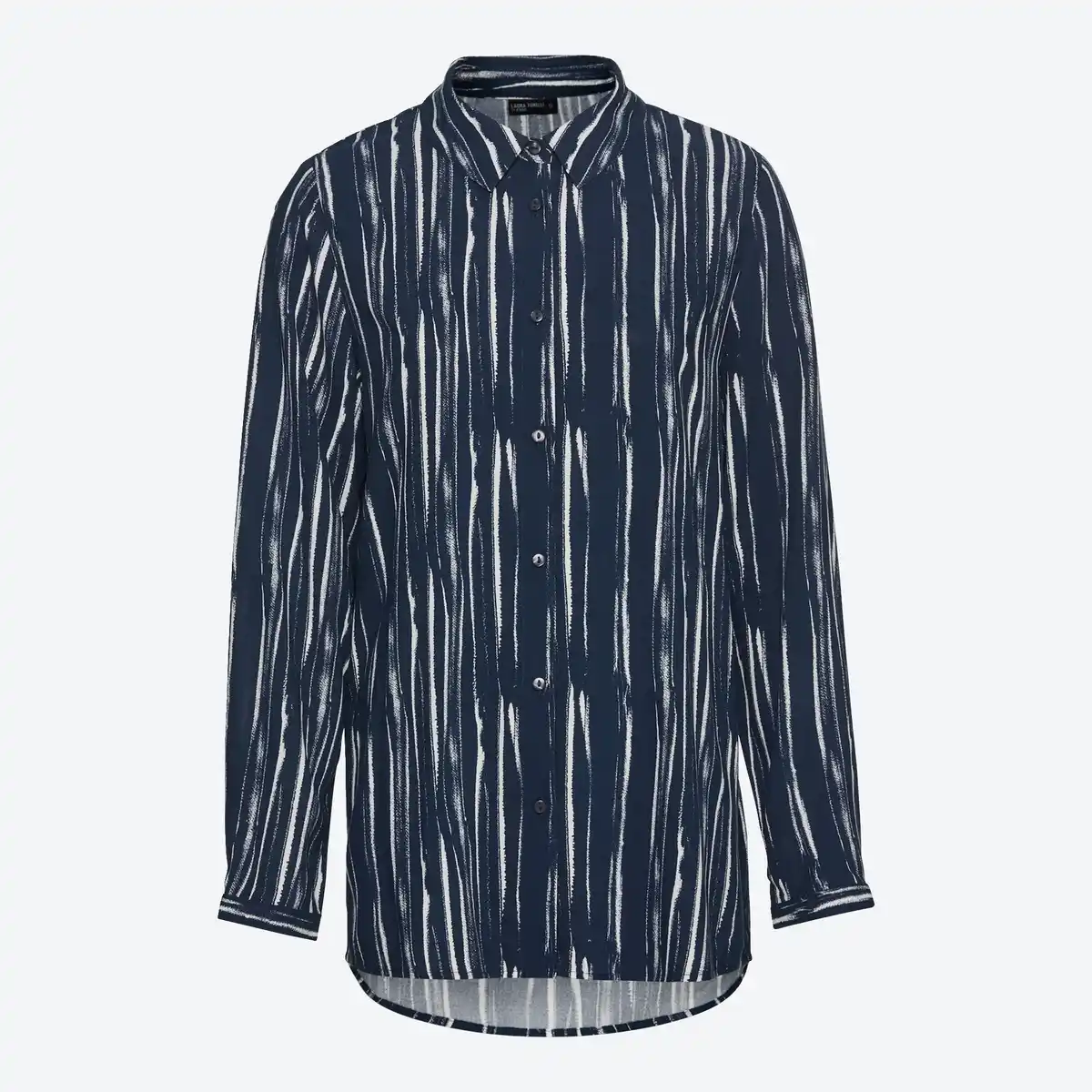 Bild 1 von Damen-Langarm-Bluse mit Hemdkragen