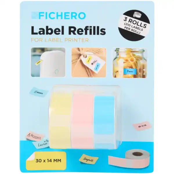 Bild 3 von Fichero Etikettendrucker Nachfüllrollen