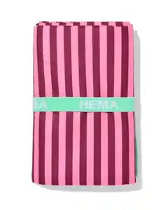 Strandtuch 110 x 175 cm, Mikrofaser mit Streifen