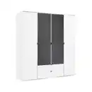 Bild 1 von Drehtürenschrank Avila Weiß, Weiß