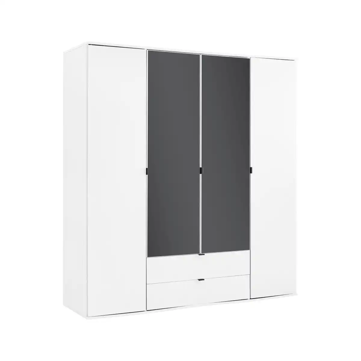 Bild 1 von Drehtürenschrank Avila Weiß, Weiß