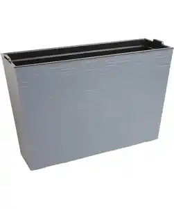 Pflanzkasten Welle, anthrazit