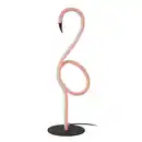 Bild 1 von Lucide Led-Tischleuchte Flamingo, Schwarz, Metall, Metalloptik,Metalloptik, Tierform,Tierform, 18.1x49.5x15 cm, RoHS, Reach, Europäischer Sicherheitsstandard, Farbwechsler, Lampen & Leuchten, Innenb