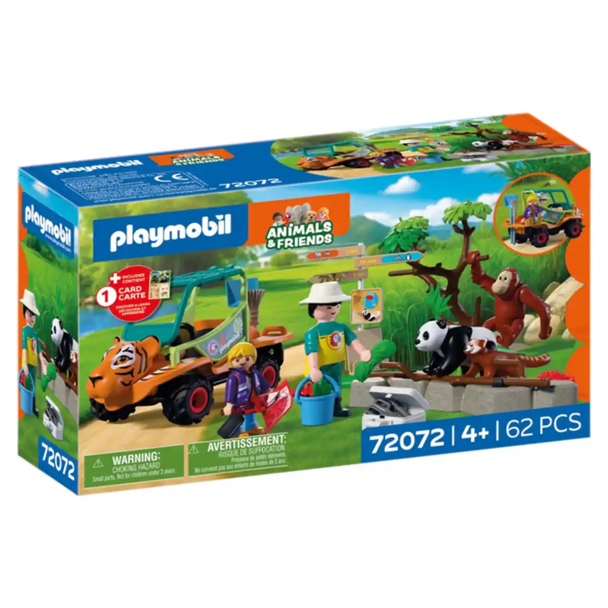 Bild 1 von Playmobil® 72072 - Zoo: Tierpflegermobil