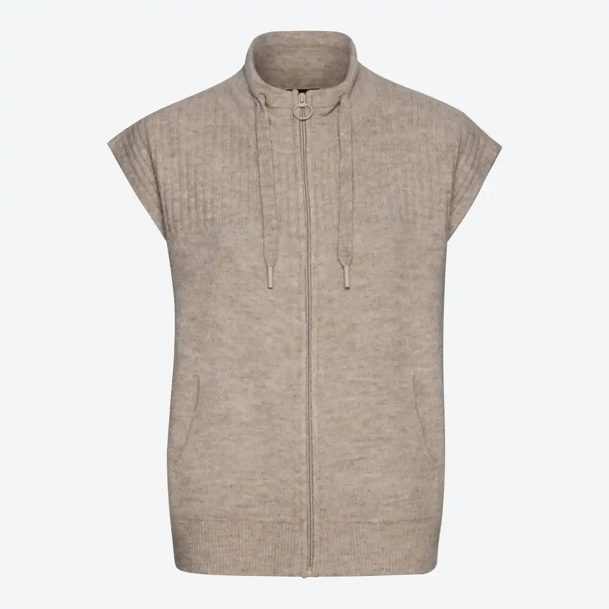 Bild 1 von Damen-Strickweste ärmellos mit Reißverschluss