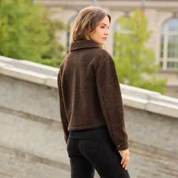 Bild 4 von Damen-Fleecejacke mit aufgesetzten Taschen