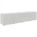 Bild 1 von Xora Lowboard, Weiß, Holzwerkstoff, 4 Schublade(n) Schubladen, 200x52.8x40 cm, stehend, in verschiedenen Holzdekoren erhältlich, Wohnzimmer, Wohnwände, Lowboards, Lowboards stehend