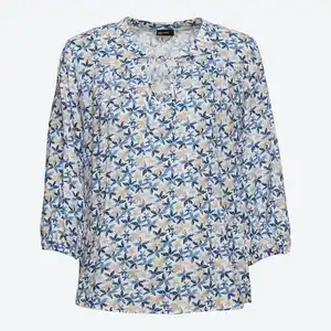 Damen-Bluse mit V-Ausschnitt