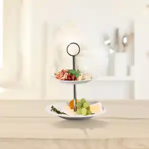 Etagere mit Rillen, Ø ca. 20,3 cm