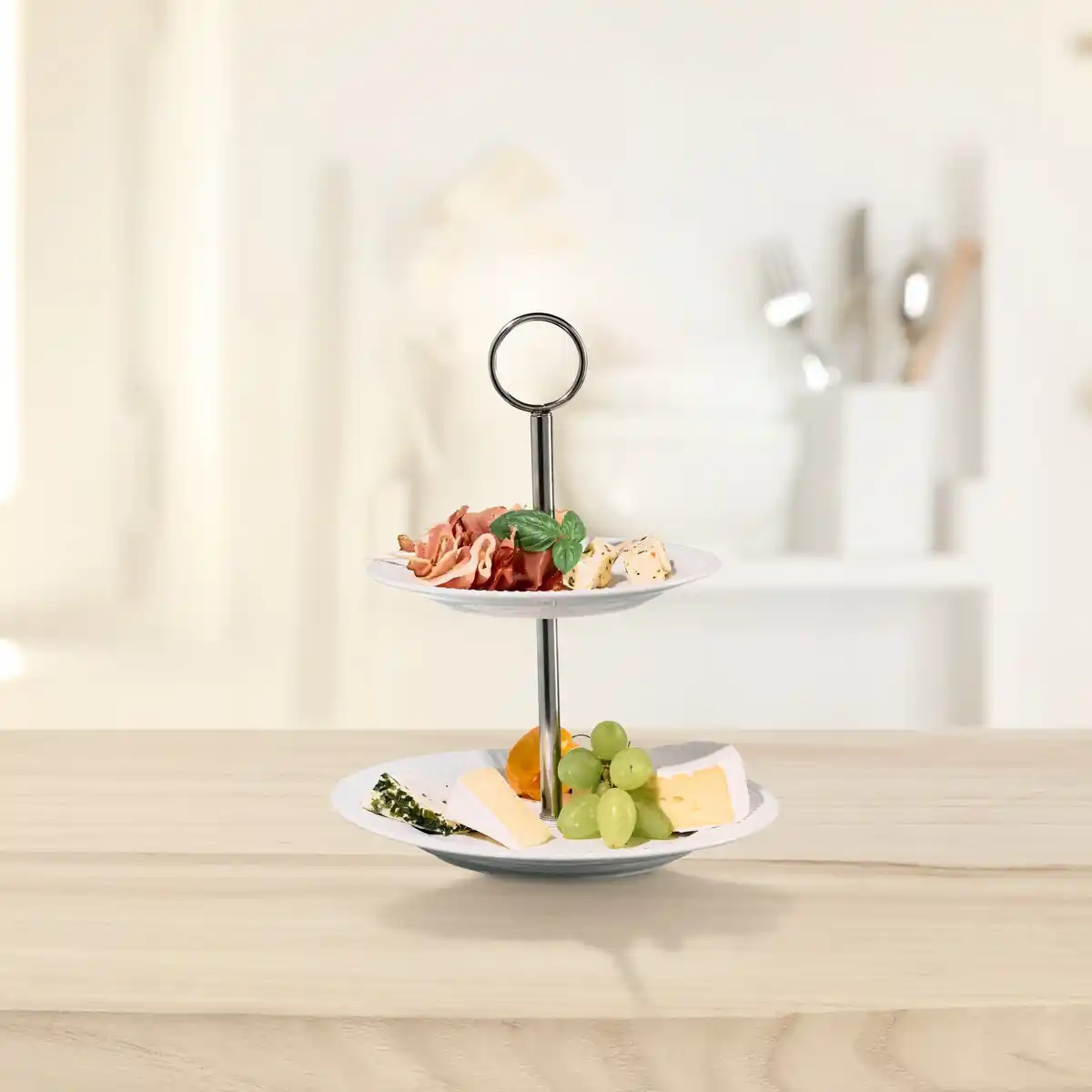 Bild 1 von Etagere mit Rillen, Ø ca. 20,3 cm