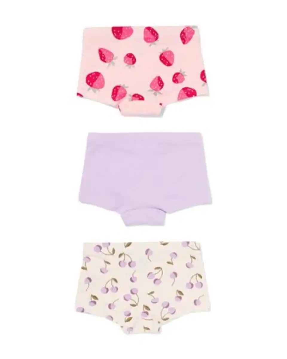 Bild 4 von Kinder-Boxershorts Kirschen – 3 Stück rosa