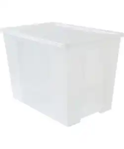 Schrankbox 65 l, transparent
