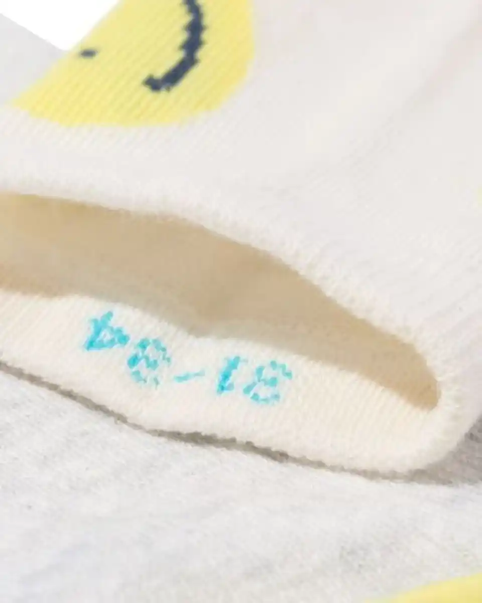 Bild 3 von Kindersöckchen, Gesichter – 5 Paar beige