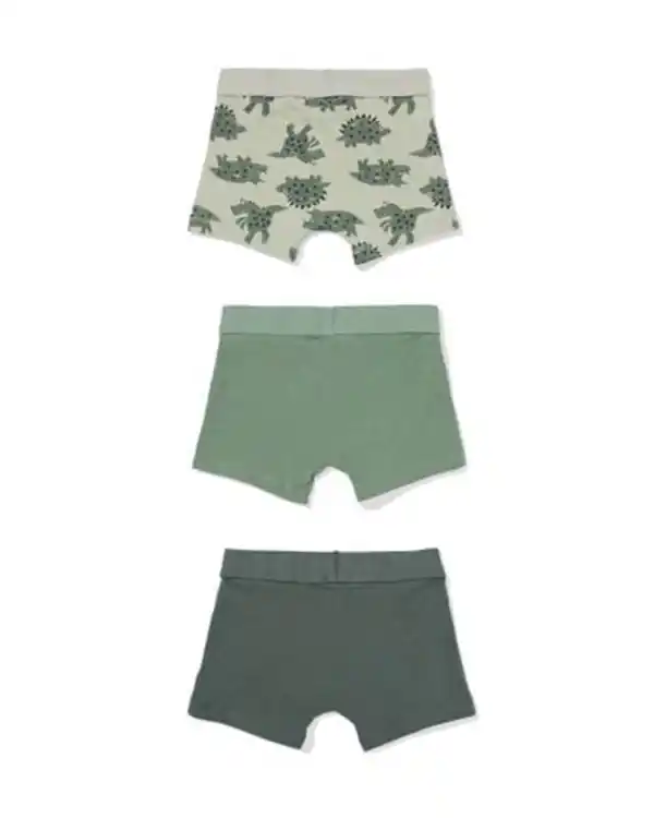 Bild 2 von Kinder-Boxershorts Dino – 3 Stück grün