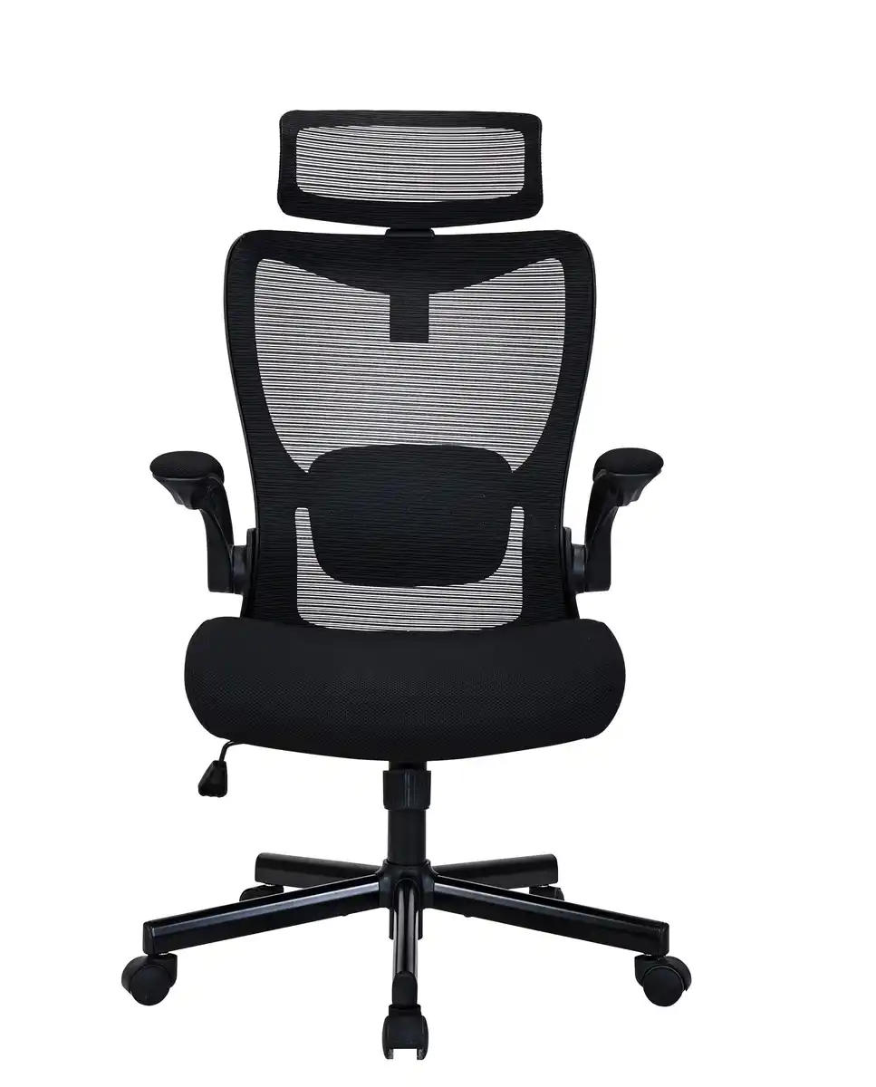 Bild 1 von Drehstuhl Tessa Schwarz ca. 62x110-120x62,5cm, Schwarz