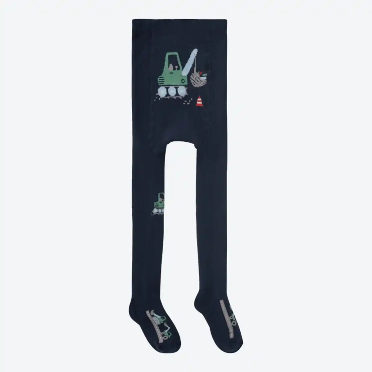 Bild 2 von Baby-Jungen-Thermostrumpfhose mit Bagger-Motiv