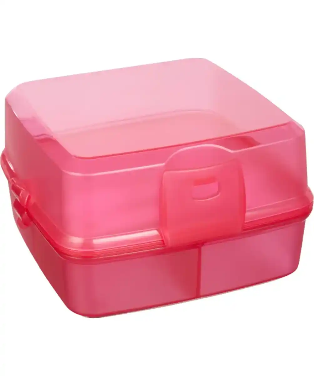 Bild 1 von Praktische Lunchbox mit Besteck, rot