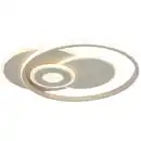 Bild 1 von Novel Deckenleuchte, Weiß, Sand, Metall, Kunststoff, 42.5x6.5x50 cm, Lampen & Leuchten, Innenbeleuchtung, Deckenleuchten, E