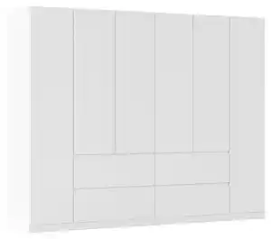 Drehtürenschrank Mainz Weiß, Weiß