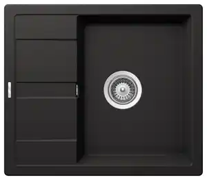 Spüle Nashville58X50S Schwarz, Schwarz