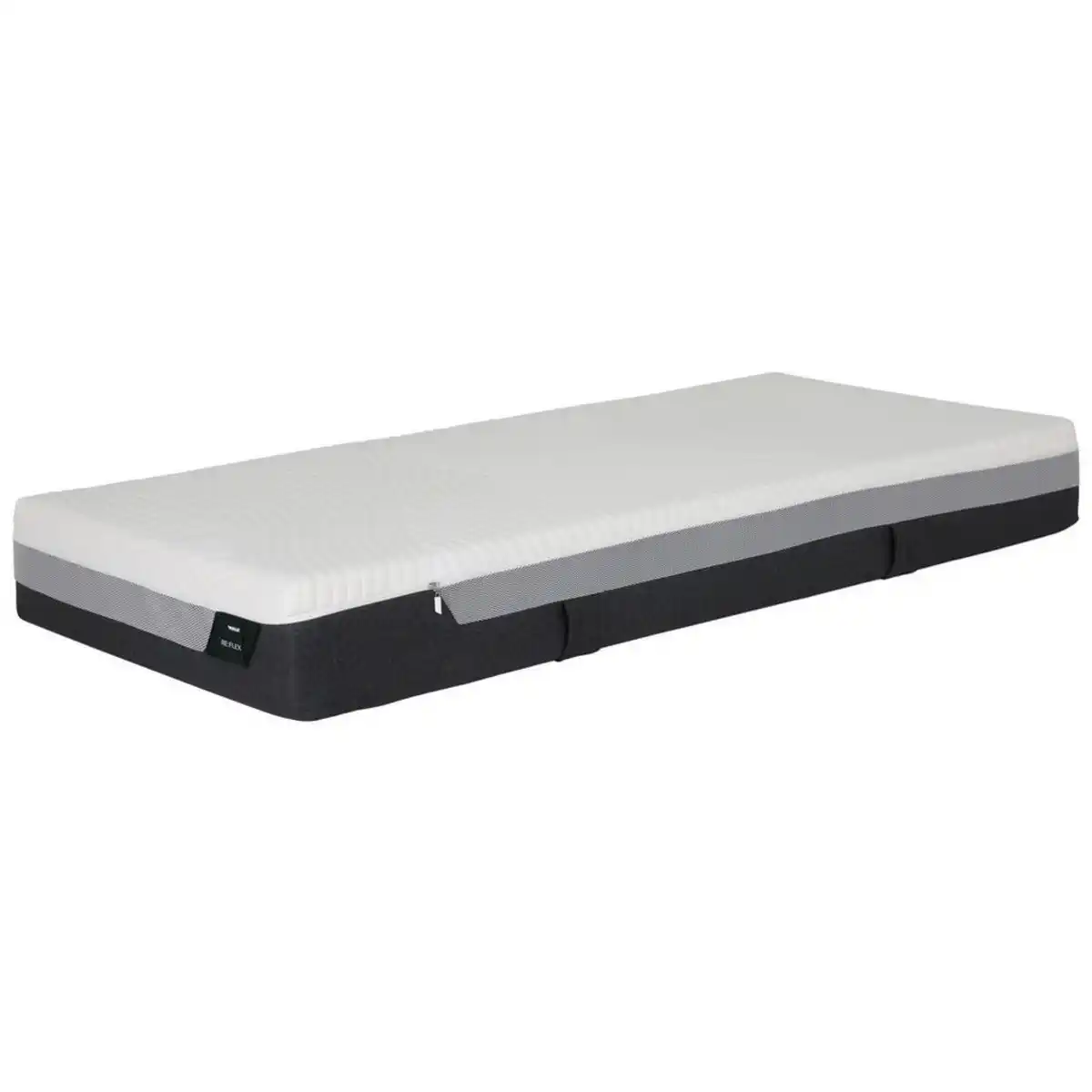 Bild 1 von Hukla Taschenfederkernmatratze, Weiß, Textil, H2, rechteckig, 100x220 cm, Goldenes M, Made in EU, Bezug abnehmbar/waschbar, optimale Belüftung, für verstellbare Lattenroste geeignet, atmungsaktiv,