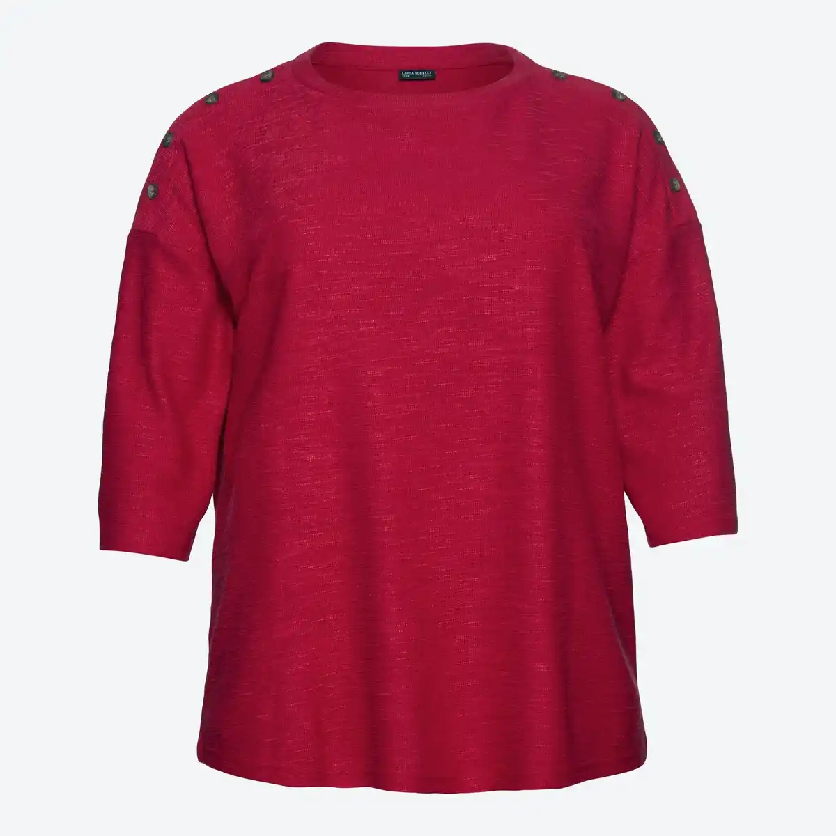 Bild 3 von Damen-Shirt mit Deko-Knöpfen, große Größen