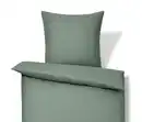 Bild 1 von Seersucker-Bettwäsche, Übergröße, grün