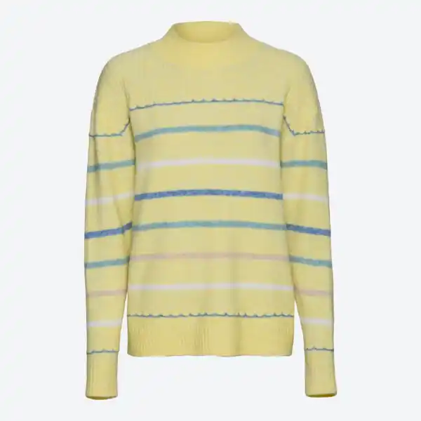 Bild 2 von Damen-Pullover mit Streifendesign