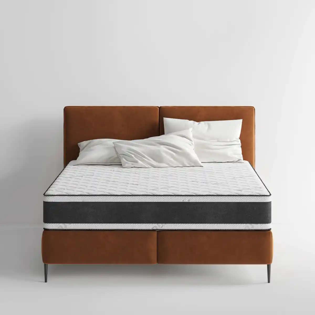 Bild 1 von Livetastic Taschenfederkernmatratze Dark H5, Weiß, Textil, H5, Füllung: Schaumstoff, Taschenfederkern, 180x200 cm, Bezug abnehmbar/waschbar, Ober- und Unterseite versteppt, für Hausstauballergiker