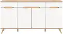 Bild 1 von Sideboard Stockholm Weiß/Eiche, Weiß, Eichefarben