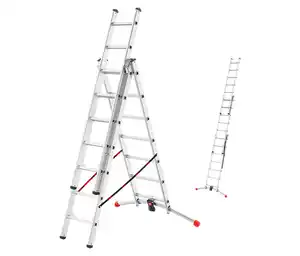 Hailo 3-teilige Alu-Kombileiter, 3x7