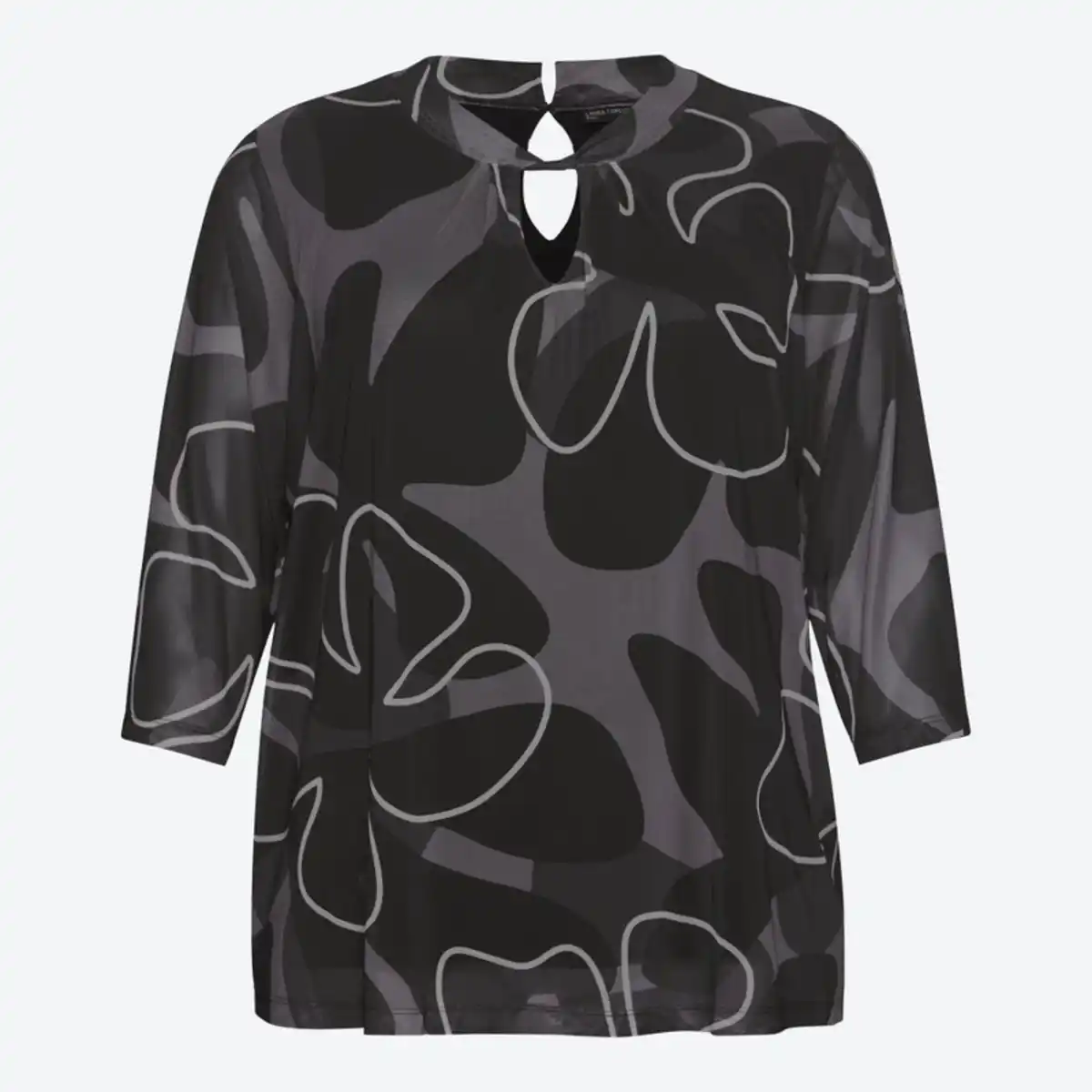 Bild 2 von Damen-Langarmshirt mit Stehkragen, große Größen