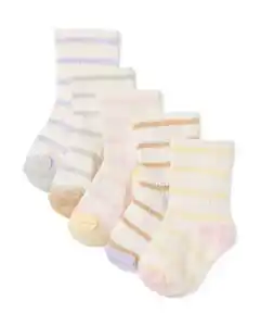 Babysocken gestreift – 5 Paar multicolor