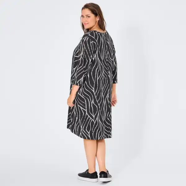Bild 4 von Damen-Kleid mit All-Over-Print, große Größen