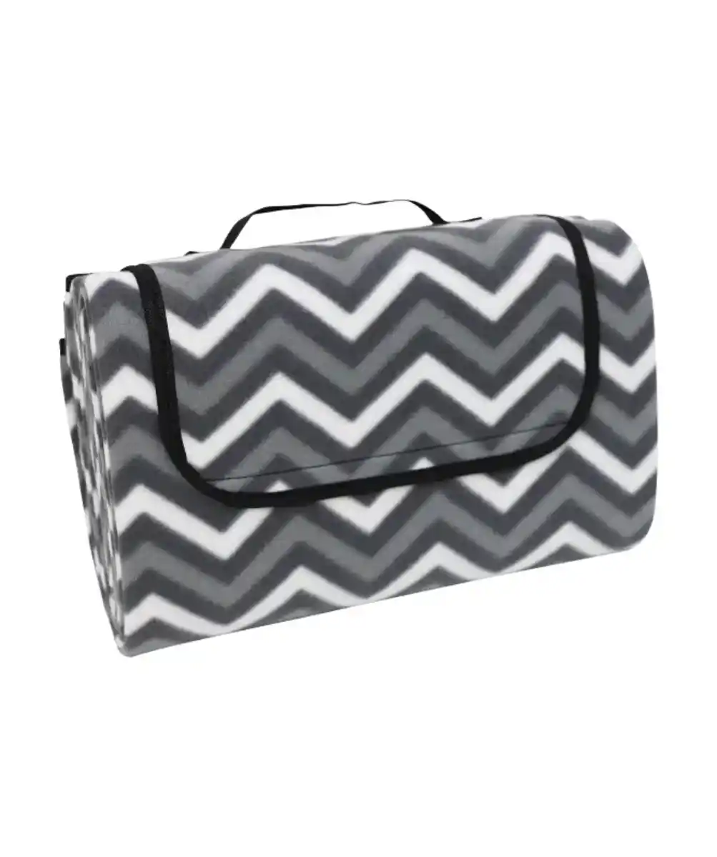 Bild 1 von Picknickdecke mit Griff, grau gemustert