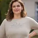 Bild 4 von Damen-Langarmshirt mit U-Bootausschnitt, große Größen