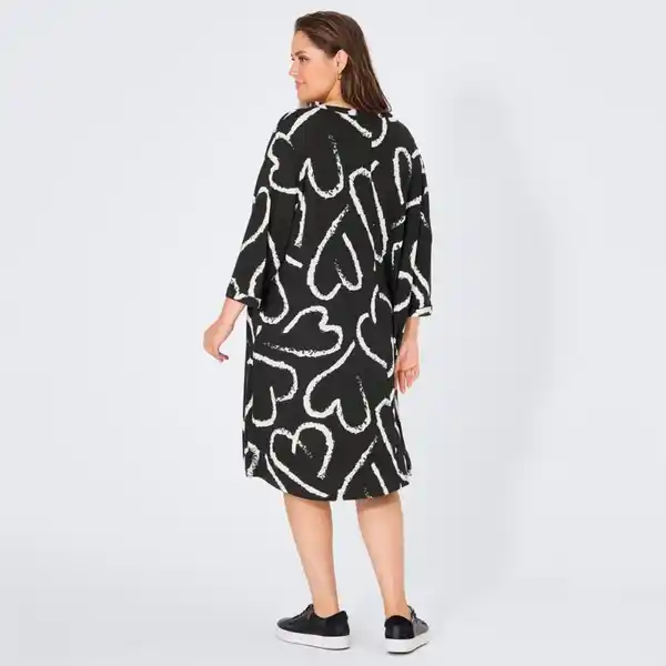 Bild 4 von Damen-Kleid mit All-Over-Print, große Größen