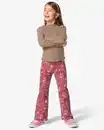 Bild 1 von Kinderjeans weit, Blumen hellbraun