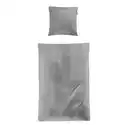 Bild 1 von Irisette Bettwäsche, Grau, Textil, Streifen, 155x200 cm, pflegeleicht, hautfreundlich, bügelleicht, weiche und anschmiegsame Oberfläche, Schlaftextilien, Bettwäsche, Bettwäsche, Satin-Bettwäsch